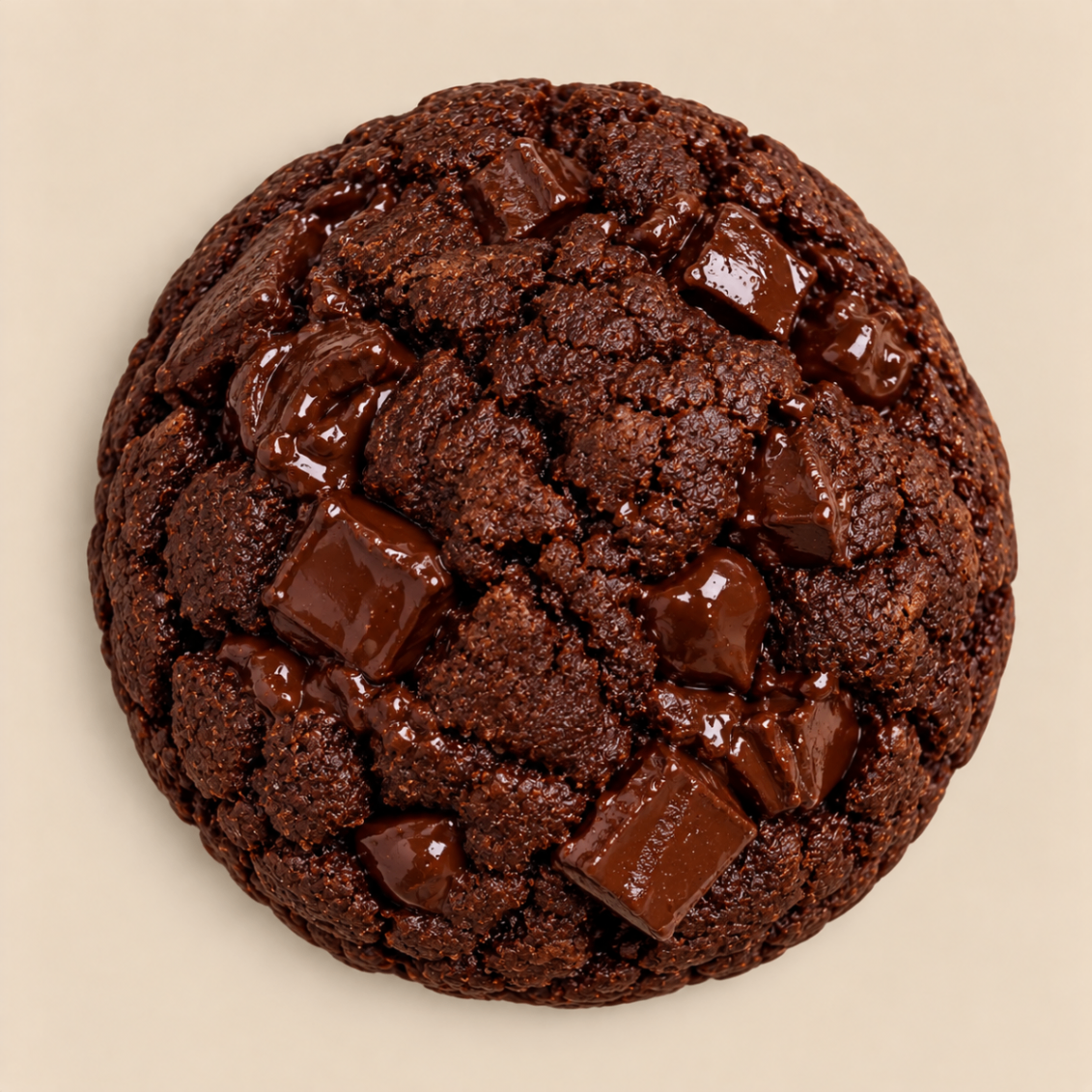 A CHIPPY'S double chocolate gianduja cookie